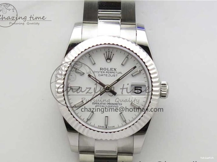 Dial Sticks Oyster White Bracelet Maker Best Edition BP 31mm Marker Datejust 278271 SS on 1227
